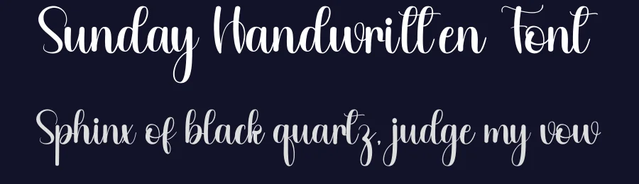 Sunday Handwritten Font by inermediaSTUDIO — Script Handwritten Font — thumbnail 2