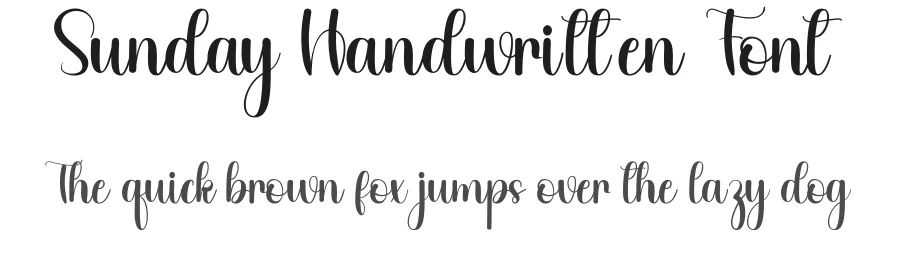 Sunday Handwritten Font by inermediaSTUDIO — Script Handwritten Font