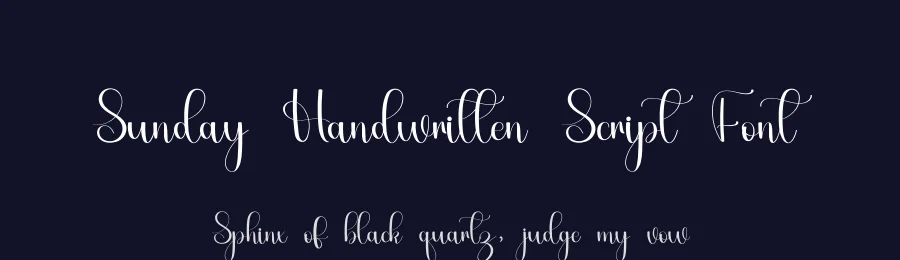 Sunday Handwritten Script Font by inermediaSTUDIO — Script Handwritten Font — thumbnail 2