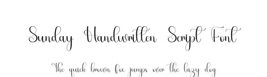 Sunday Handwritten Script Font by inermediaSTUDIO — Script Handwritten Font