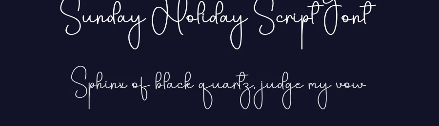 Sunday Holiday Script Font by andikastudio — Script Handwritten Font — thumbnail 2