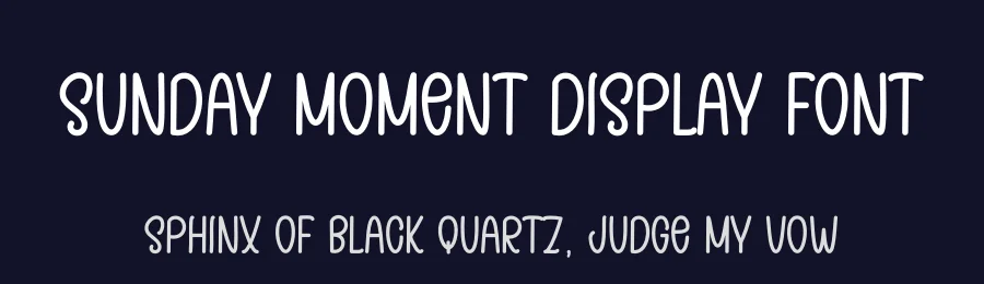 Sunday Moment Display Font by andikastudio — Script Handwritten Font — thumbnail 2