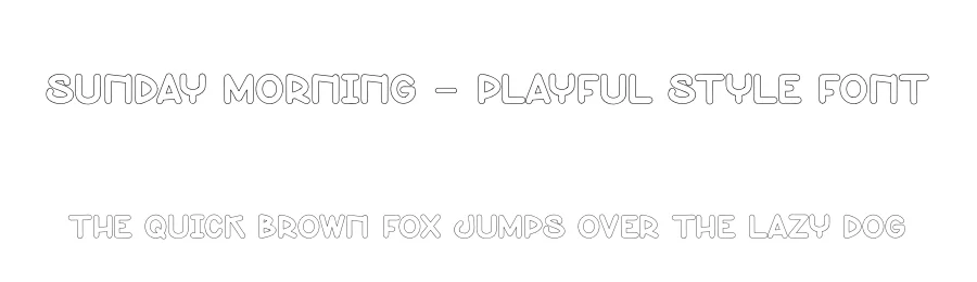 Sunday Morning – Playful Style Font by andikastudio — Display Font