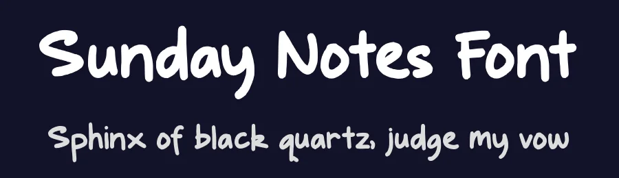 Sunday Notes Font by roomspace.cl — Script Handwritten Font — thumbnail 2