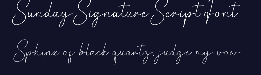 Sunday Signature Script Font by creativeletter — Script Handwritten Font — thumbnail 2