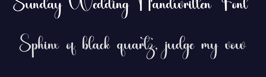 Sunday Wedding Handwritten Font by inermediaSTUDIO — Script Handwritten Font — thumbnail 2
