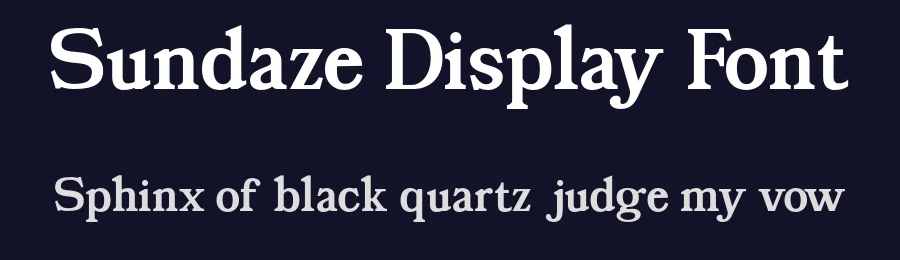 Sundaze Display Font by Dreips — Decorative Font — thumbnail 2