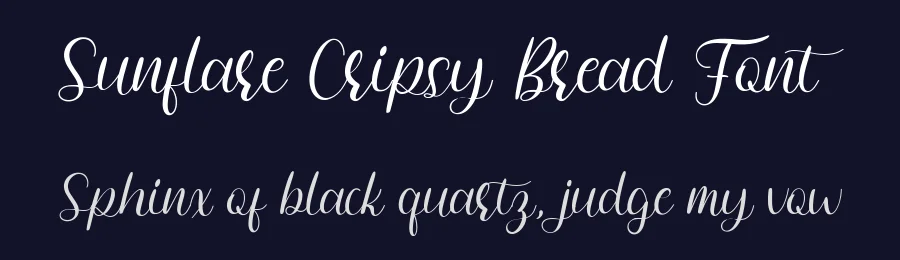 Sunflare Cripsy Bread Font by bearydsgn — Script Handwritten Font — thumbnail 2