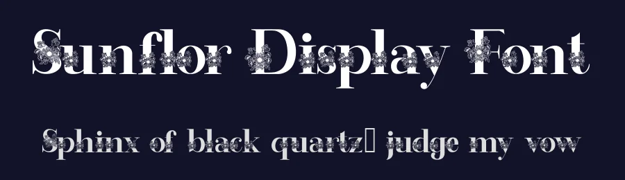 Sunflor Display Font by yontype — Serif Font — thumbnail 2