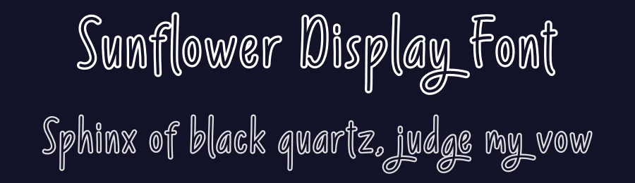 Sunflower Display Font by andikastudio — Script Handwritten Font — thumbnail 2