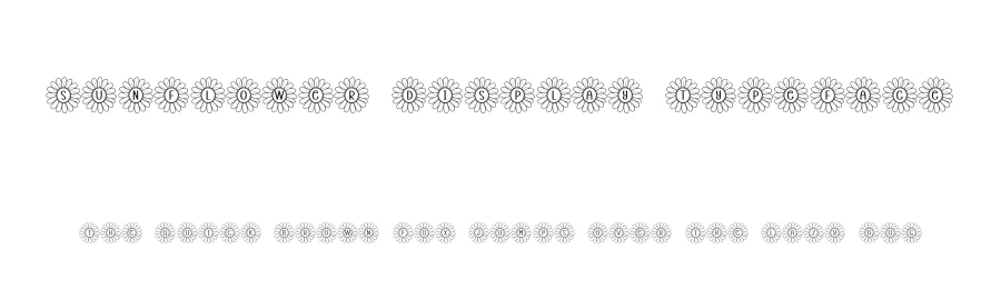 Sunflower Display Typeface by creativeletter — Decorative Font