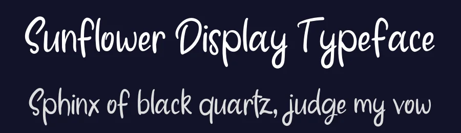 Sunflower Display Typeface by inermediaSTUDIO — Display Font — thumbnail 2