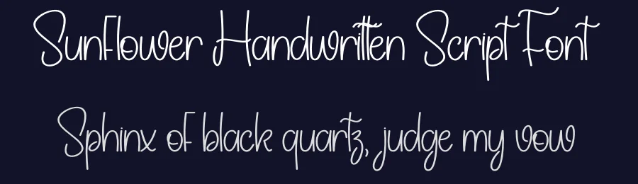 Sunflower Handwritten Script Font by andikastudio — Script Handwritten Font — thumbnail 2