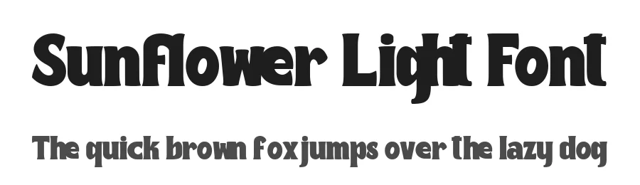 Sunflower Light Font by andstudio07 — Serif Font