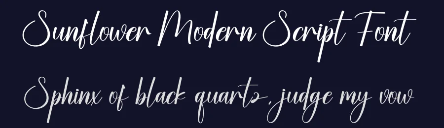 Sunflower Modern Script Font by creativeletter — Script Handwritten Font — thumbnail 2