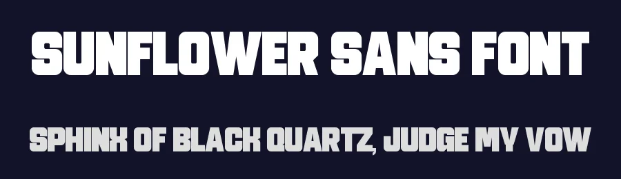 Sunflower Sans Font by Almairatype — Decorative Font — thumbnail 2