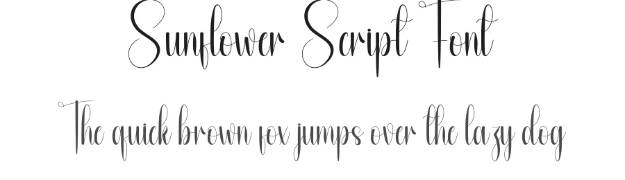 Sunflower Script Font by andikastudio — Script Handwritten Font