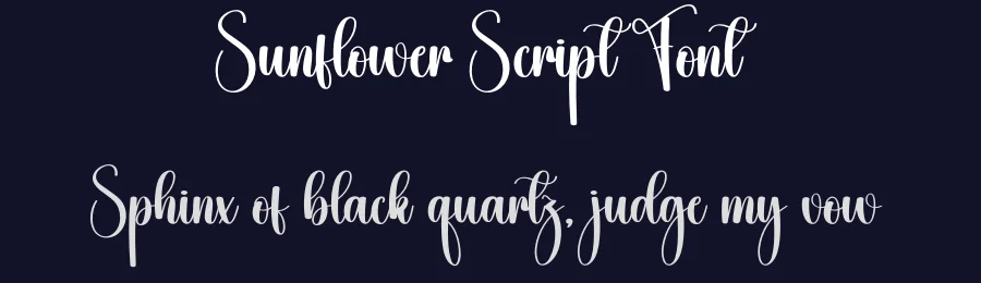 Sunflower Script Font by creativeletter — Script Handwritten Font — thumbnail 2