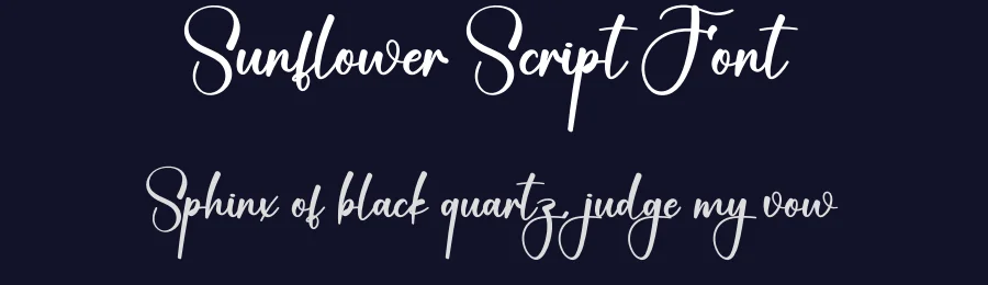 Sunflower Script Font by creativeletter — Script Handwritten Font — thumbnail 2