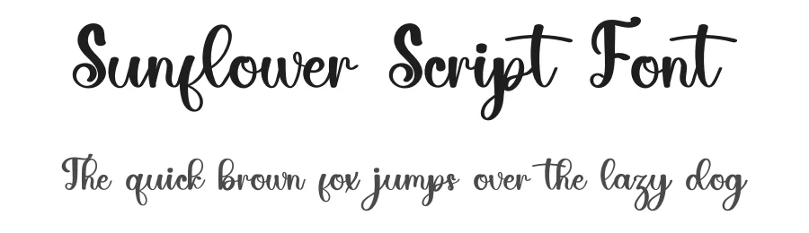 Sunflower Script Font by inermediaSTUDIO — Script Handwritten Font