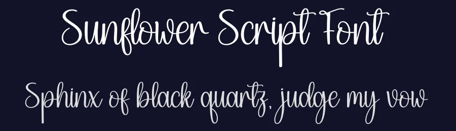 Sunflower Script Font by creativeletter — Script Handwritten Font — thumbnail 2