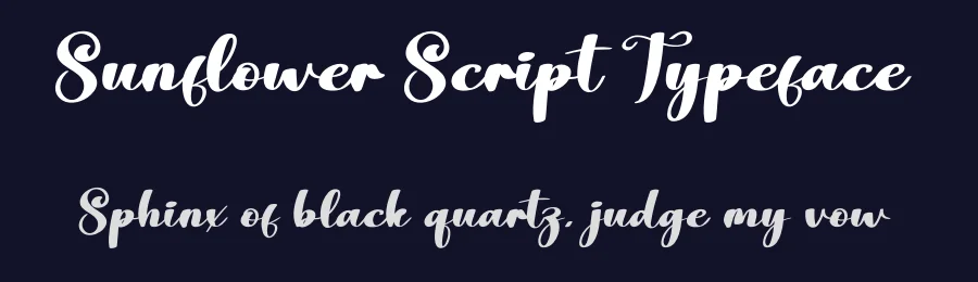 Sunflower Script Typeface by creativeletter — Script Handwritten Font — thumbnail 2