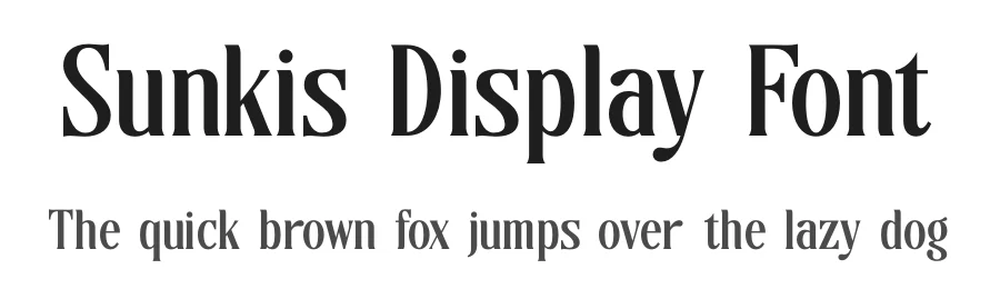 Sunkis Display Font by timelesstype.co — Display Font