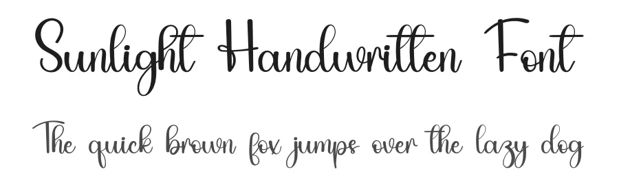 Sunlight Handwritten Font by inermediaSTUDIO — Script Handwritten Font