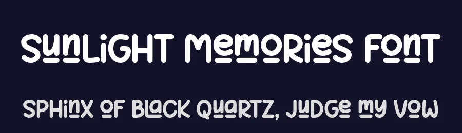 Sunlight Memories Font by Keithzo — Display Font — thumbnail 2