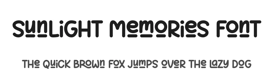 Sunlight Memories Font by Keithzo — Display Font