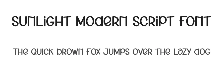 Sunlight Modern Script Font by creativeletter — Display Font