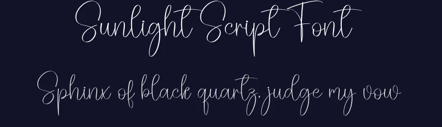Sunlight Script Font by creativeletter — Script Handwritten Font — thumbnail 2