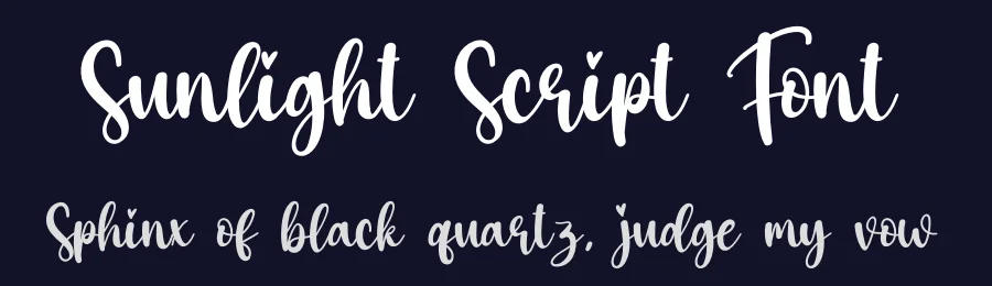 Sunlight Script Font by creativeletter — Script Handwritten Font — thumbnail 2