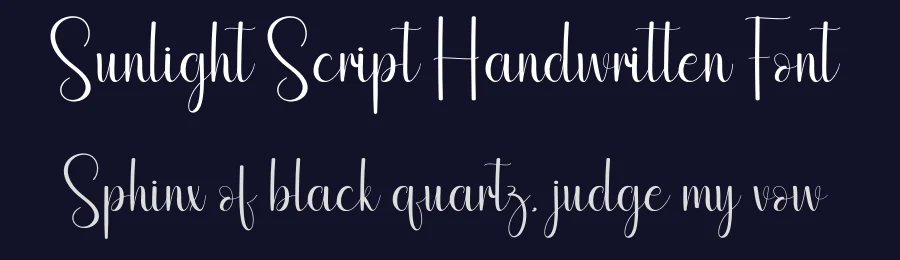 Sunlight Script Handwritten Font by andikastudio — Script Handwritten Font — thumbnail 2