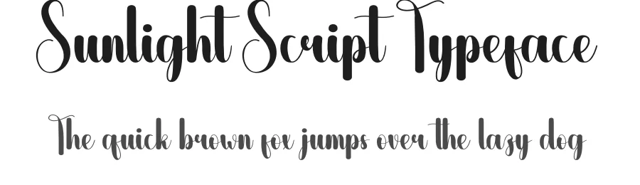 Sunlight Script Typeface by andikastudio — Script Handwritten Font
