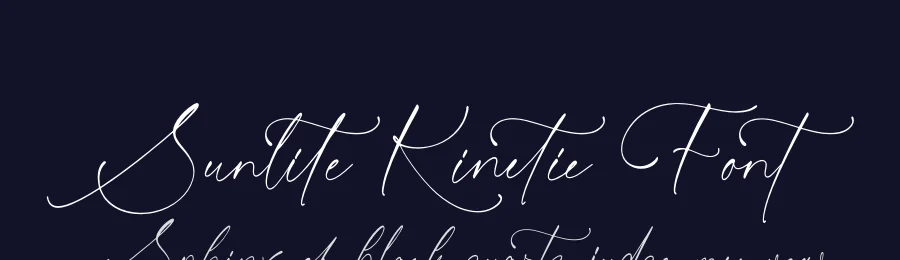 Sunlite Kinetic Font by stylishtype.co — Script Handwritten Font — thumbnail 2