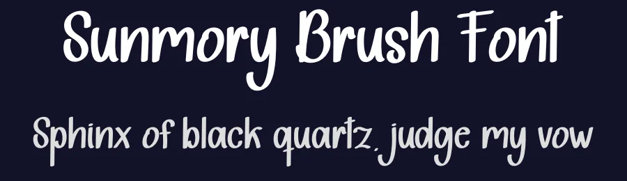 Sunmory Brush Font by andikastudio — Display Font — thumbnail 2