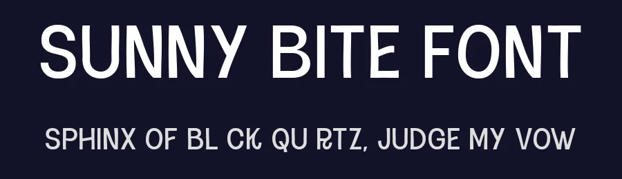 Sunny Bite Font by Say Studio — Display Font — thumbnail 2