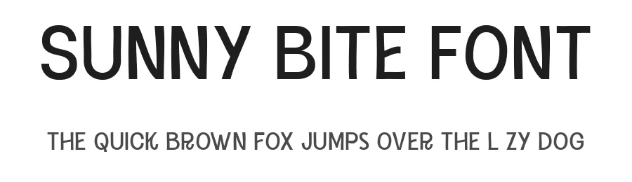 Sunny Bite Font by Say Studio — Display Font