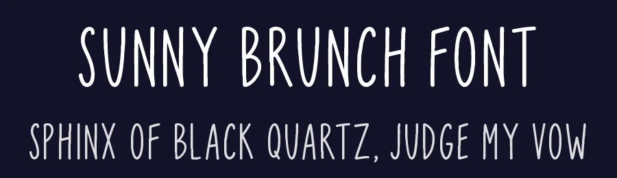 Sunny Brunch Font by ResourceBoy — Display Font — thumbnail 2