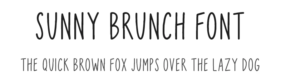 Sunny Brunch Font by ResourceBoy โ Display Font