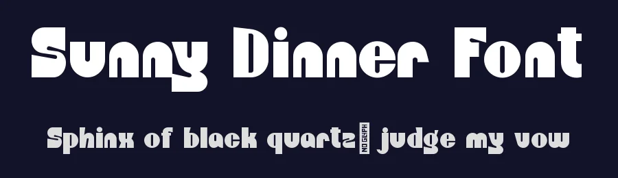 Sunny Dinner Font by Heloyud — Display Font — thumbnail 2