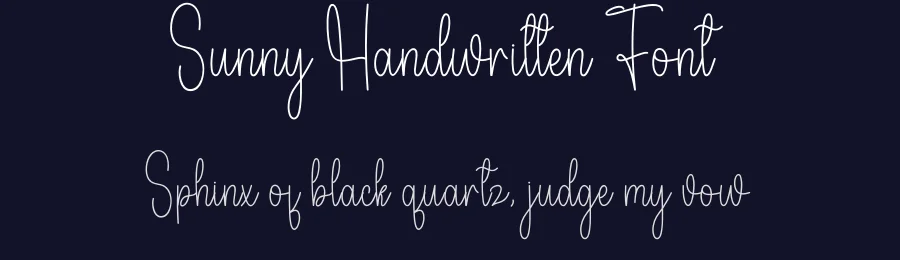 Sunny Handwritten Font by andikastudio — Script Handwritten Font — thumbnail 2