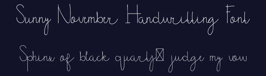 Sunny November Handwritting Font by edricstudio — Script Handwritten Font — thumbnail 2