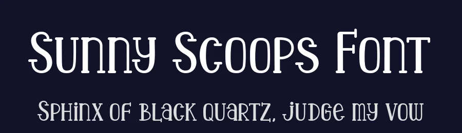 Sunny Scoops Font by AEN Creative Studio — Display Font — thumbnail 2