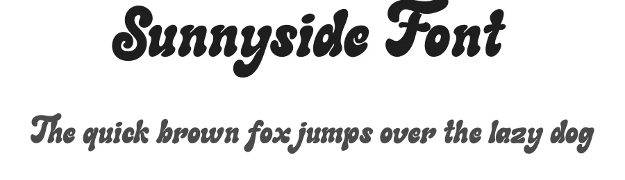 Sunnyside Font by Fortunes Co โ Display Font