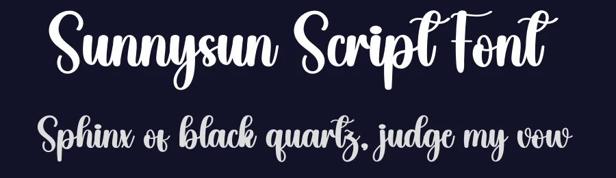 Sunnysun Script Font by creativeletter — Script Handwritten Font — thumbnail 2
