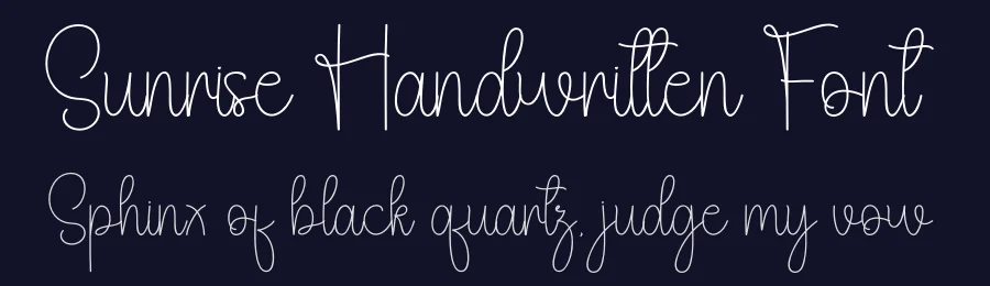 Sunrise Handwritten Font by andikastudio — Script Handwritten Font — thumbnail 2