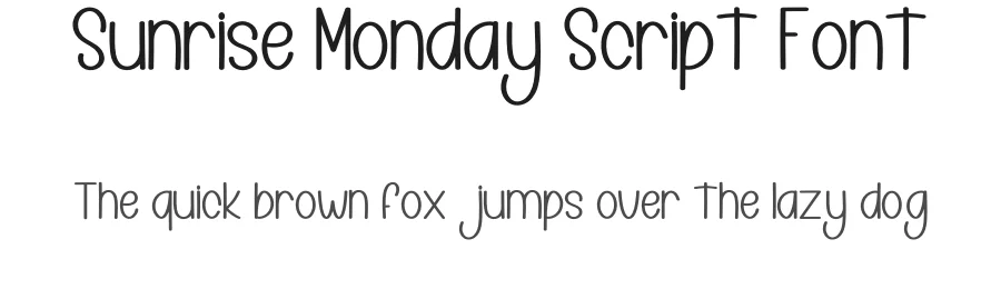 Sunrise Monday Script Font by inermediaSTUDIO — Display Font