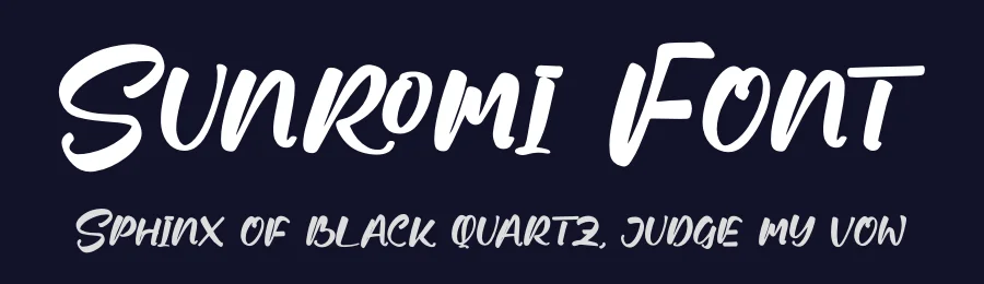 Sunromi Font by glorytype — Script Handwritten Font — thumbnail 2